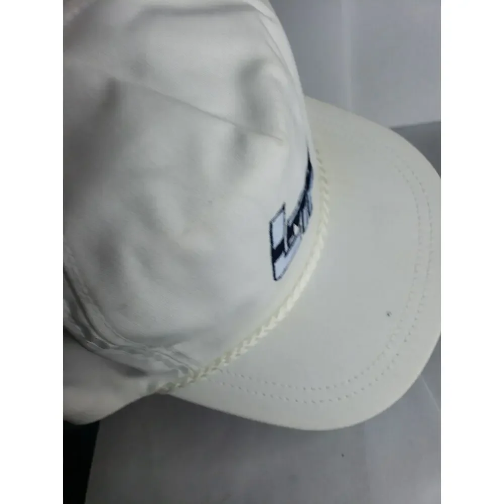 Lot Of 2 LMP Steel Wire Embroidered Logo Promo Hat Men's Strapback Baseball Cap